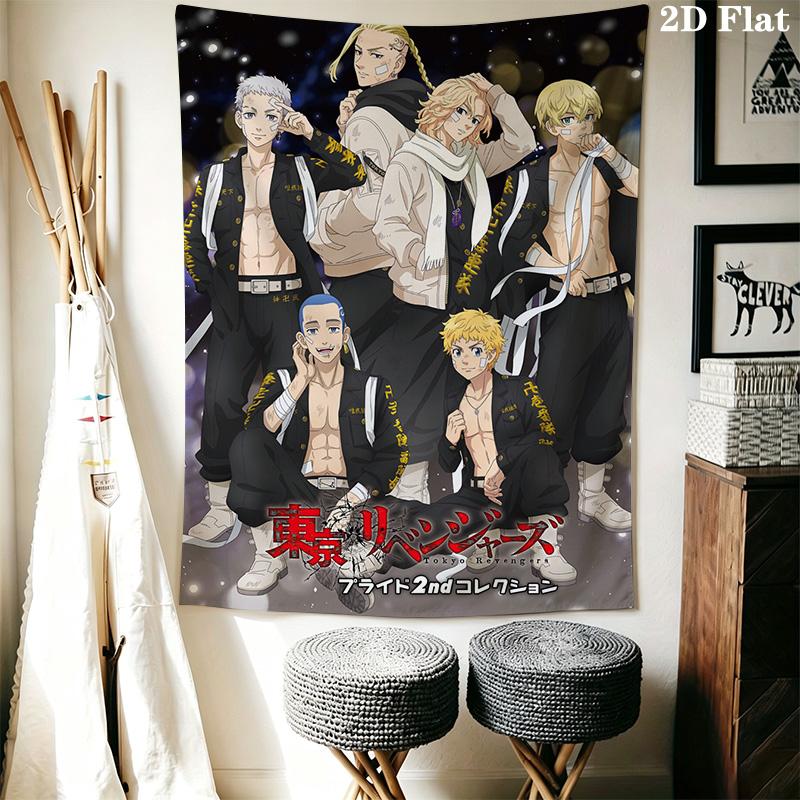 Tokyo Revengers Pattern Home Decor Tapestry, Wall Hanging, Decorative RV Wall Cloth.DGT0925233
