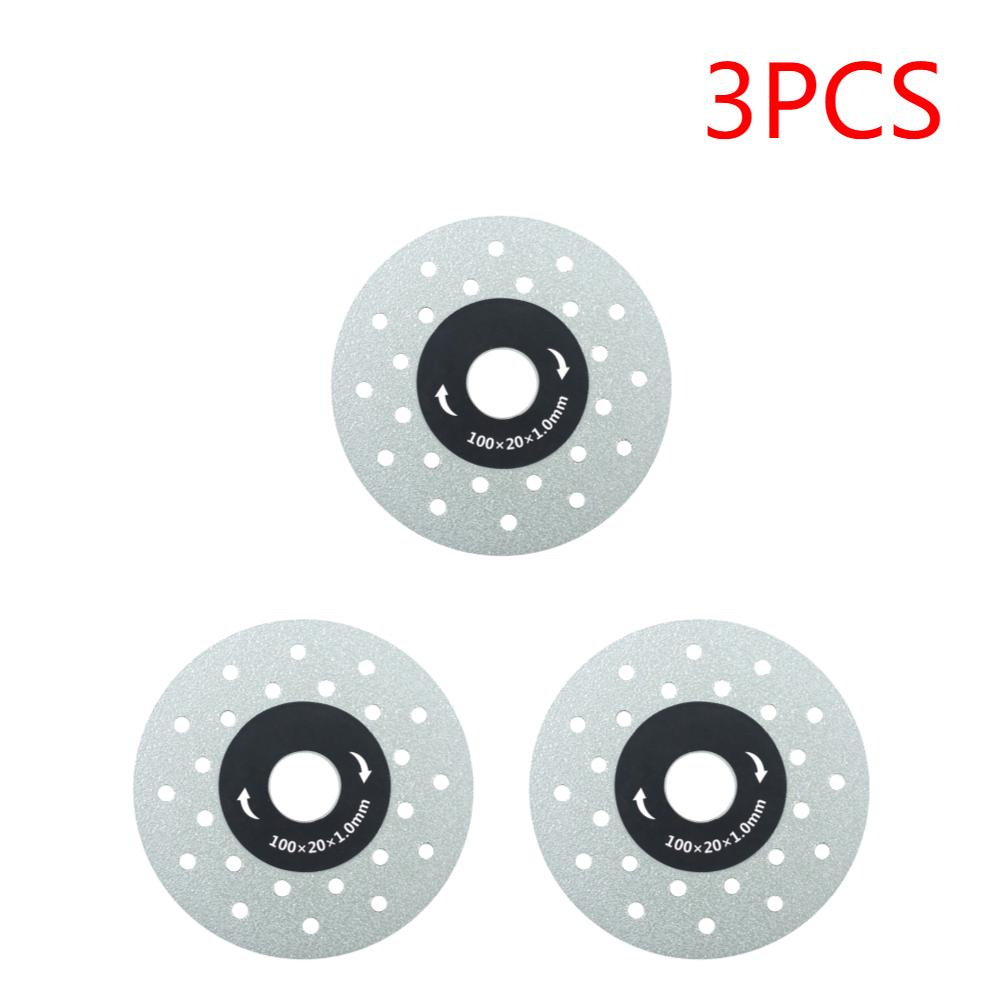4-Inch/100mm Rock Slabs Cutting Disc Porous Widened Diamond Grinding Disc Cut-Off Wheel Ultra-thin Saw Blade for Angle Grinder