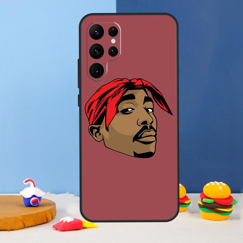 Tupac 2pac Shakur Phone Case For Samsung Galaxy S24 S25 Ultra S9 S10 S20 S22 S21 S23 Plus S24 FE Cover Coque