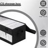 Premium-Large Capacity CD Storage Bag 2 Pcs Nonwoven Disc Organizer With Lid And Handle Portable Transparent Case Holder