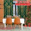 2D Flat Printing,2pcs Golden Crescent Chic Creative Curtains Versatile Durable Polyester Curtains Art Deco Festive for Bedroom,