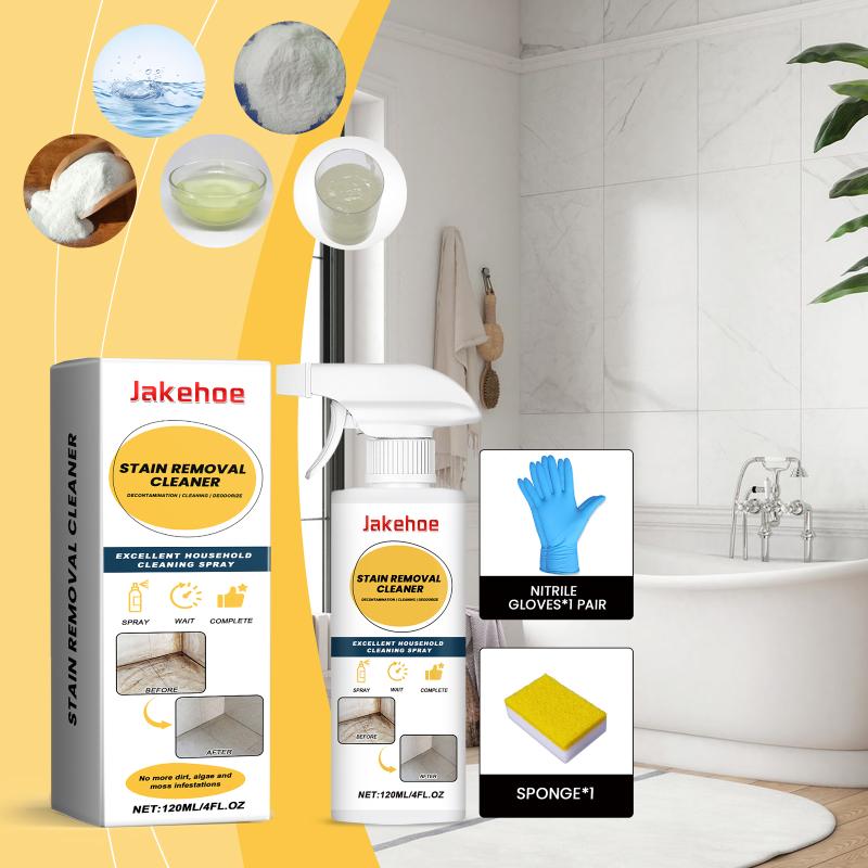 Shower Cleaner Spray Floor Dirt Stain Removal Household Bathroom Tile Cleaner Ceramic Floor Polishing Bathroom Cleaning Liquid 1pcs