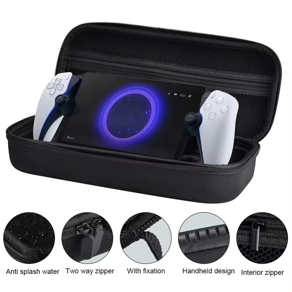 EVA Portable Case for PS5 Portal Shockproof Protective Bag for Sony PlayStation Portal Handheld Game Console Anti-DropStorageBag