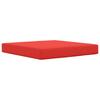 Outdoor Sofa Cushion Set 3 Pcs Red Polyester
