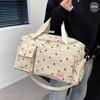 Women's Lightweight Large-Capacity Corduroy Handbag - Strawberry Shoulder & Gym Bag