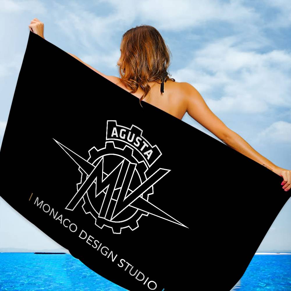 M-MV A-Agusta Microfiber Beach Towel Absorbent Quick dry Soft Yoga Swimming Resort Mountain Climbing Towel