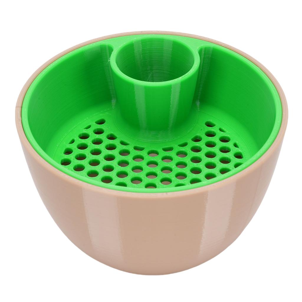 Pistachio Bowl Snack Serving Bowl Double Nut Bowl with Shell Storage Versatile Use for Home Kitchen Green