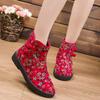 Women's Winter Ethnic-Style Fleece-Lined Non-Slip Snow Boots
