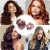 2pcs/set Heatless Hair Curler Silk Curling Headband Foam Curl Rod Lazy Sleeping Hair Rollers Women's No Heat Styling Tools