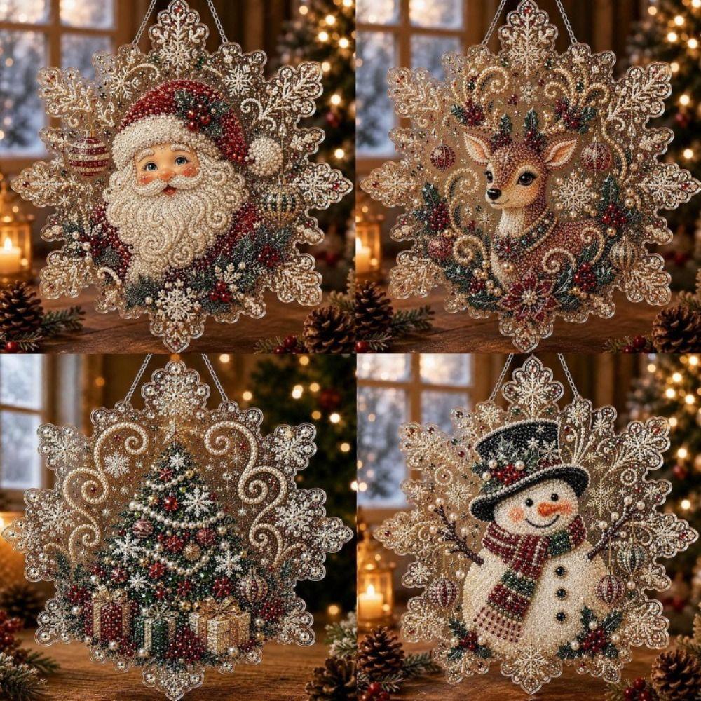 Perle Diamante Pittura Ornamento Diamante Pittura Ciondolo Decorazione Natalizia