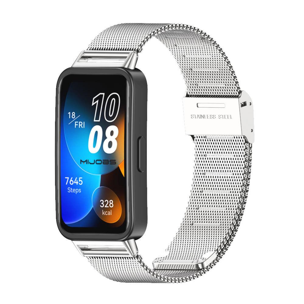 Mesh Watch Band For Huawei Band 10 9 8 Stainless Steel Wrist Bracelet Strap Loop For Huawei Band 8 9 10Correa 2027