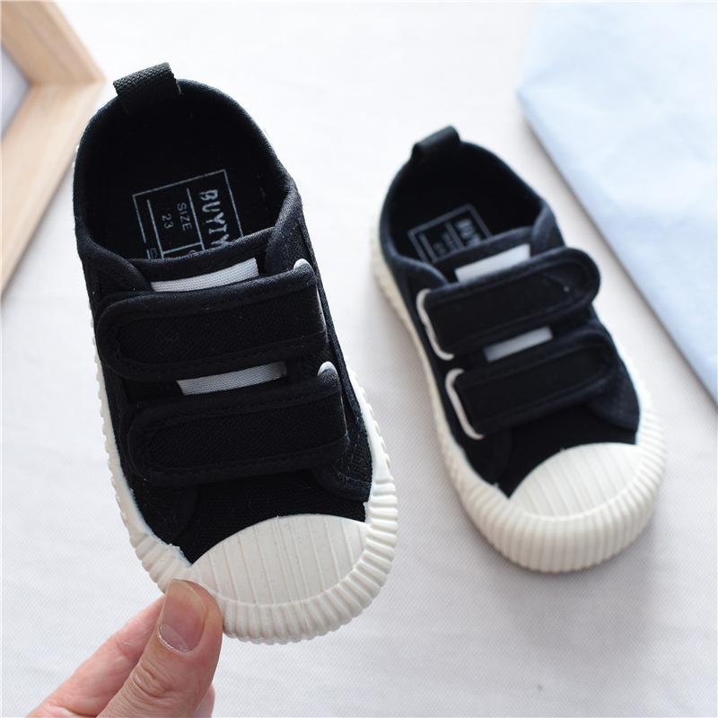 

Новая детская обувь TWINFLAMES, парусиновая обувь для мальчиков и девочек, универсальные кроссовки в корейском стиле, детская повседневная обувь, студенческая обувь 26 чёрный