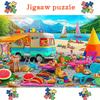 2000/1000/1314/520pcs,Jigsaw puzzles,Family Fun Adult Puzzle,Portable Cuboid DIY Art Decor,DIY puzzles, high quality paper, wa