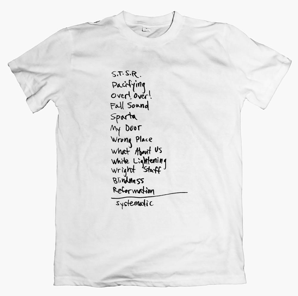 The Fall Setlist 2007 Tshirt Post Punk Band Tee Heads Roll Imperial Wax Solvent M