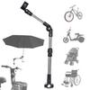 360 Adjustable Mount Stand Baby Stroller Umbrella Holder Multiused Wheelchair Parasol Shelf Bike Connector Accessories