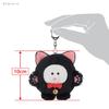 Sanei Boeki Mock OSANPO CAT Mascot, Size: Approx. W9.5 x D7 x H10cm, Plush Toy, MK06