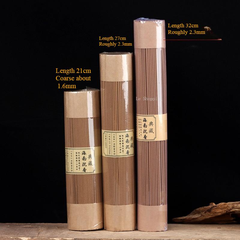 21/27/32cm Natural Agarwood Stick Incense Temple Worship Buddha To Purify The Air In The Home To Help God Sleep Joss Stick