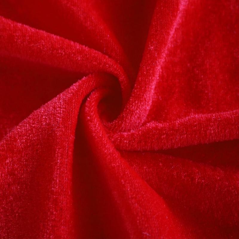 Christmas Santa Claus Party Costume Dress Up Shawl with Hat Outfit Red & White Gold Velvet 3 Type Optional for Adult Kid