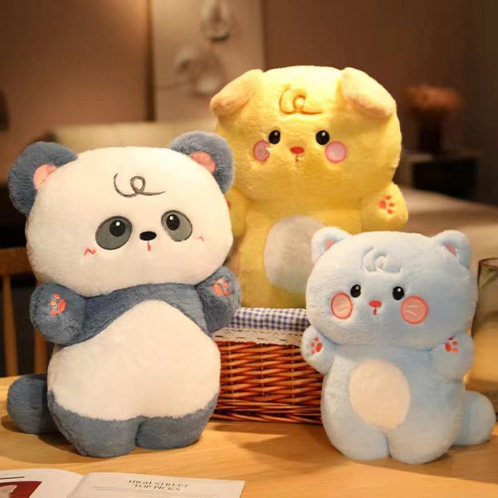 Milk cute little doll new cute bear plush toy doll creative throw pillow children soothing doll