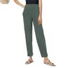 Autumn and winter new high elastic skin-friendly nude quick-drying straight nine-point pants, casual versatile loose sweatpants for women