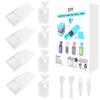 4PCS Diamond Painting Tool Tray With 4pcs Drills Funnel,Cover Beads Container Tray Organizer 5D DIY Diamond Embroidery Accessori