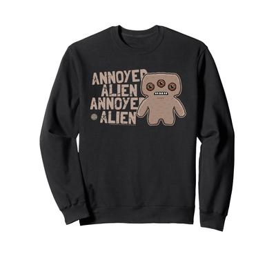Fuggler Brown Frustrated Alien Sweatshirt