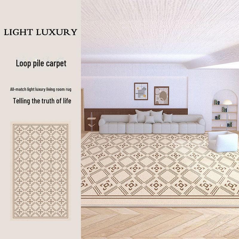 Odolný proti nečistotám, snadno udržovatelný protiskluzový smyčkový koberec do obývacího pokoje, ložnice nebo vchodu