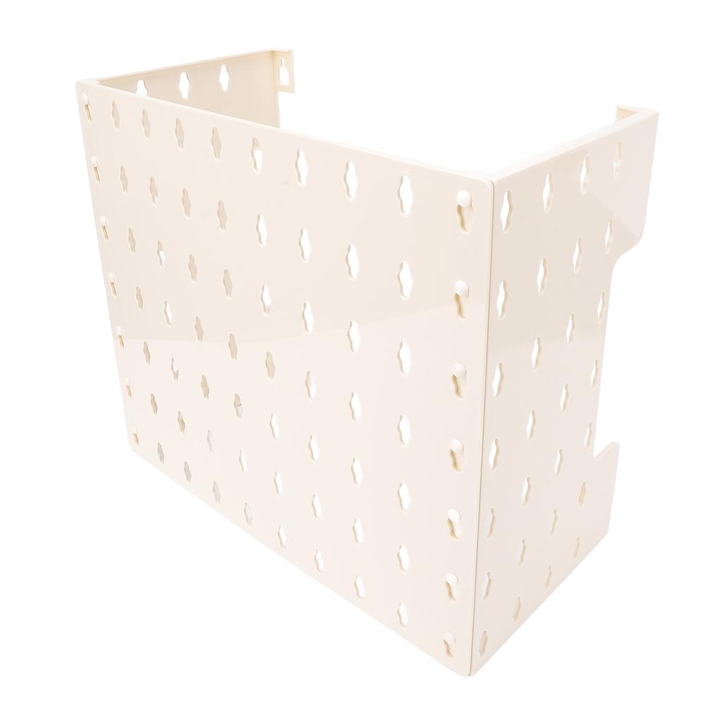 Pegboard Wall Mounted Display Multi Function Storage Rack Gas Water Heater Pipe Cover with Adhesive