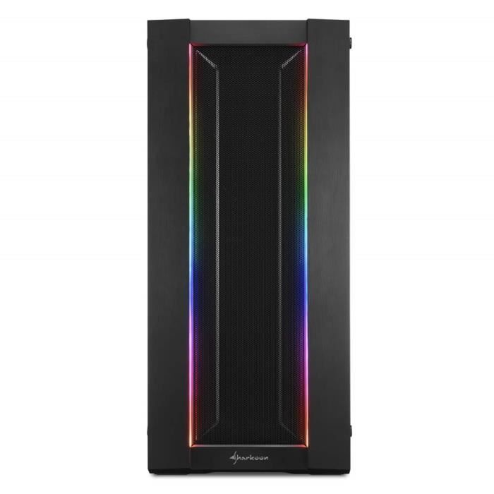 Boîtier PC - Sharkoon - Elite Shark CA200M - ARGB - Contrôle RGB 8 fois - Design élégant