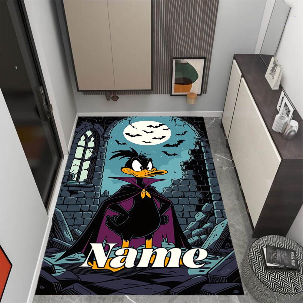 Looney Mad Scientist's Experiment Customize Your Name Floor Mat Suitable for Dormitory Living Rooms Foyer Outdoor Antislip Carpet Decorate Offices