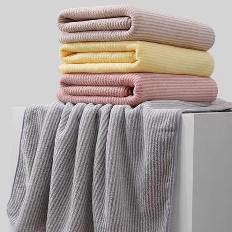 Large Bath Towel Adult Home Shower Enlarged and Thickened Coral Fleece Children's Towel Strong Absorbent for Home Use