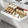 Metal Extendable Retractable Cabinet Basket Multifunctional Slide Out Drawers  Bathroom Storage
