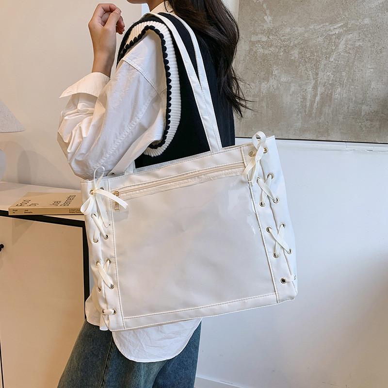 Stylish Large Capacity Tote Bag For Women With Sweet Japanese Design And Trendy Fashion