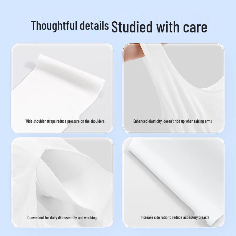 BADIGAO Women's Disposable Seamless Travel Bra