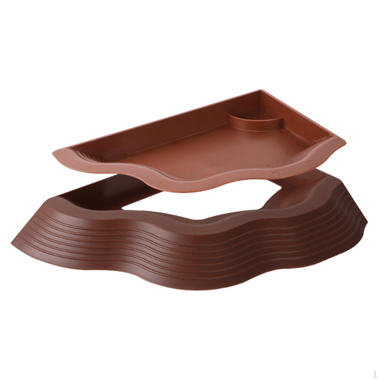 

Рептилия Вода Миска Кормление с Пандусами Декоративный Аксессуар для Террариума Черепаха Блюдо Купание