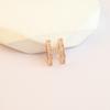 Korean Style Elegant Copper Pendant Necklace with Zircon Inlaid Letter H - Versatile Fashionable Accessory for Women
