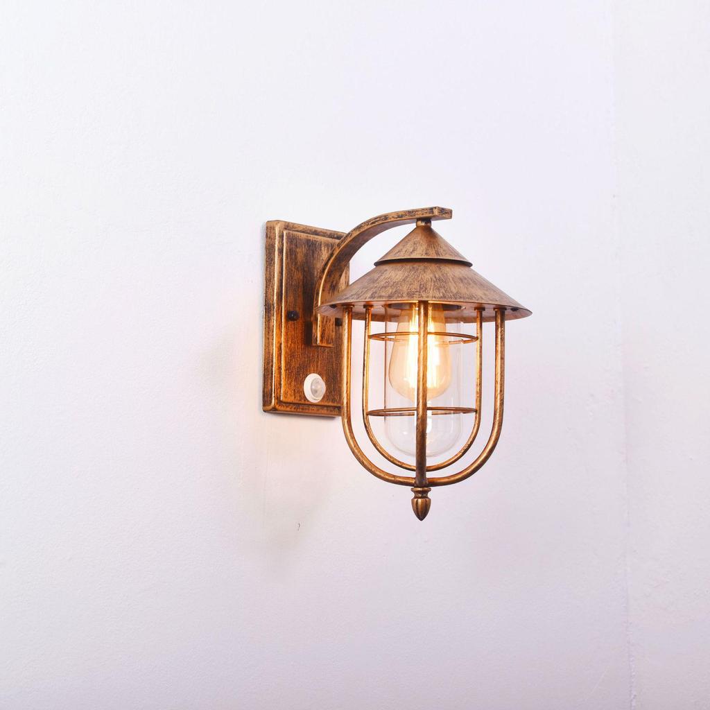 Nordic Outdoor Retro Smart Induction Wall Lamp - Waterproof for Indoor & Outdoor Use