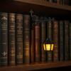 Vintage Bücherregal Geist Licht Weiß Bücherregal Lampe Bücherregal Laterne Licht Weihnachten