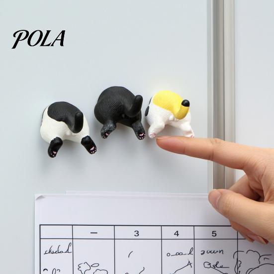 Durable Fridge Magnet 3D Cat Butt Refrigerator Magnet, Kitten Ass Whiteboard Cabinet Metal Surface Magnets Home Kitchen Office Decoration Gift
