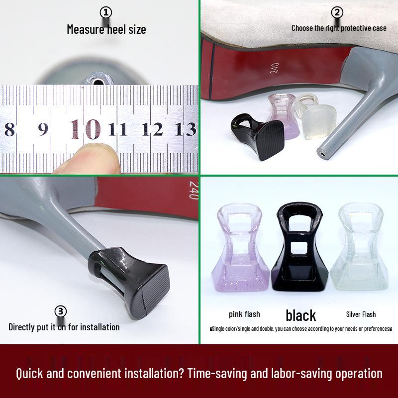 Wedding Heel Protectors: Anti-slip Covers for Lawn, Beach, Banquet & Ballroom Dance Shoes.