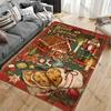 Festive Christmas treats decorations carpet Yoga living room room decor children's crawling mat doormat area rug