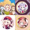 Accattivante Spilla Gioiello di Moda con Brooch di Animazione Cartone Animato da Genshin Impact