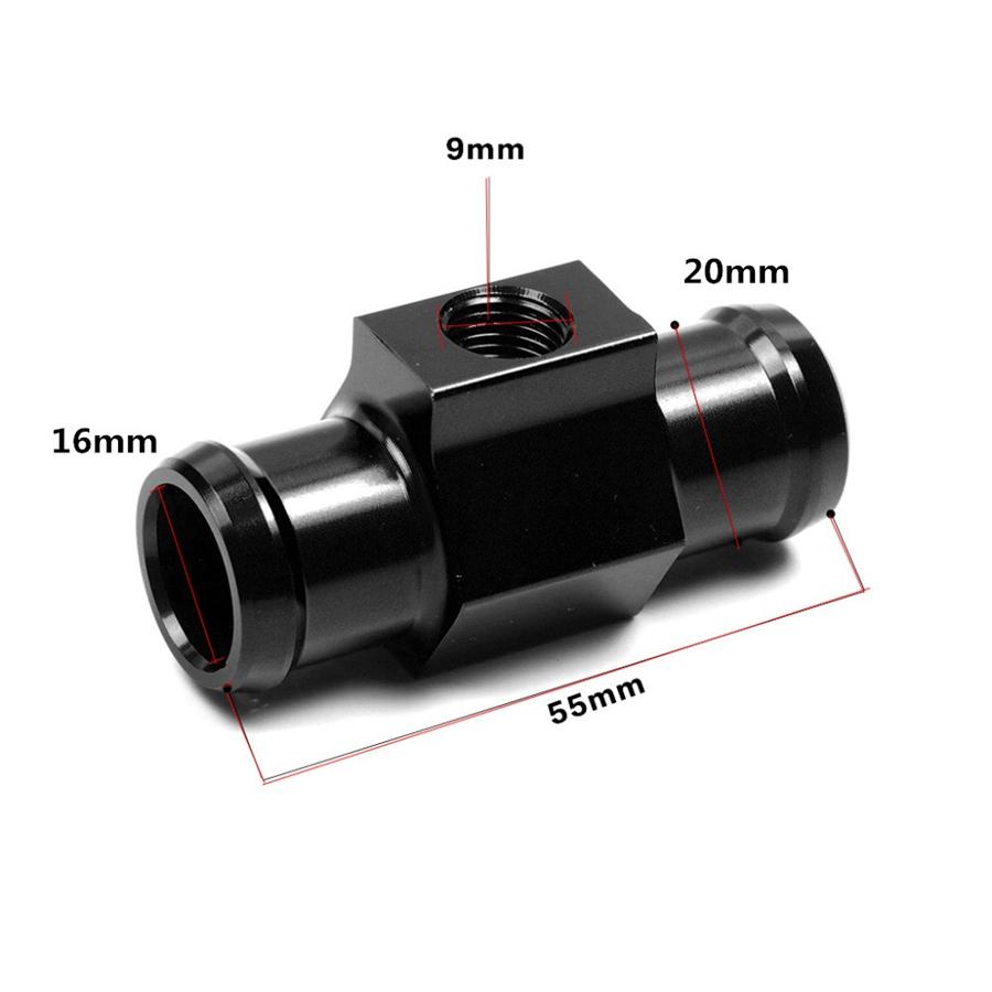 Universal Motorcycle Thermometer Instruments Water Temp Temperature LED Digital Display Gauge Meter With 20mm Temp Temperature Sensor Adapter