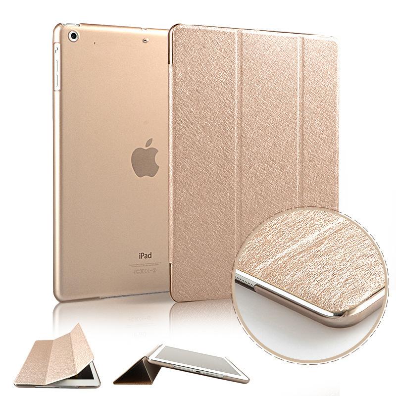 Silk pattern three-fold anti-drop iPad protective case painted pattern tablet protective leather case custom logo