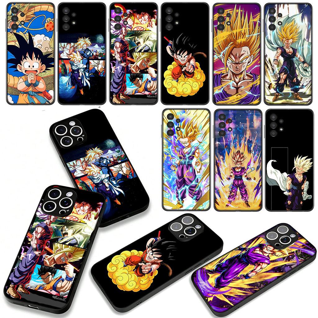 Dragon Son Gohan Goku Ball Phone Cover Case for Apple iPhone 16 15 14 Plus 13 12 Mini 17 Pro Max + ProMax 16E Air 16+ Casing