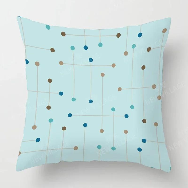 Nordic Fall Home Decor Autumn Throw Pillow Case Sofa Cushion Cover Modern  Geometry
