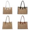 Trendy Summer Street Style Handbag Chic Hollow Out Woven Bucket Bag For Women