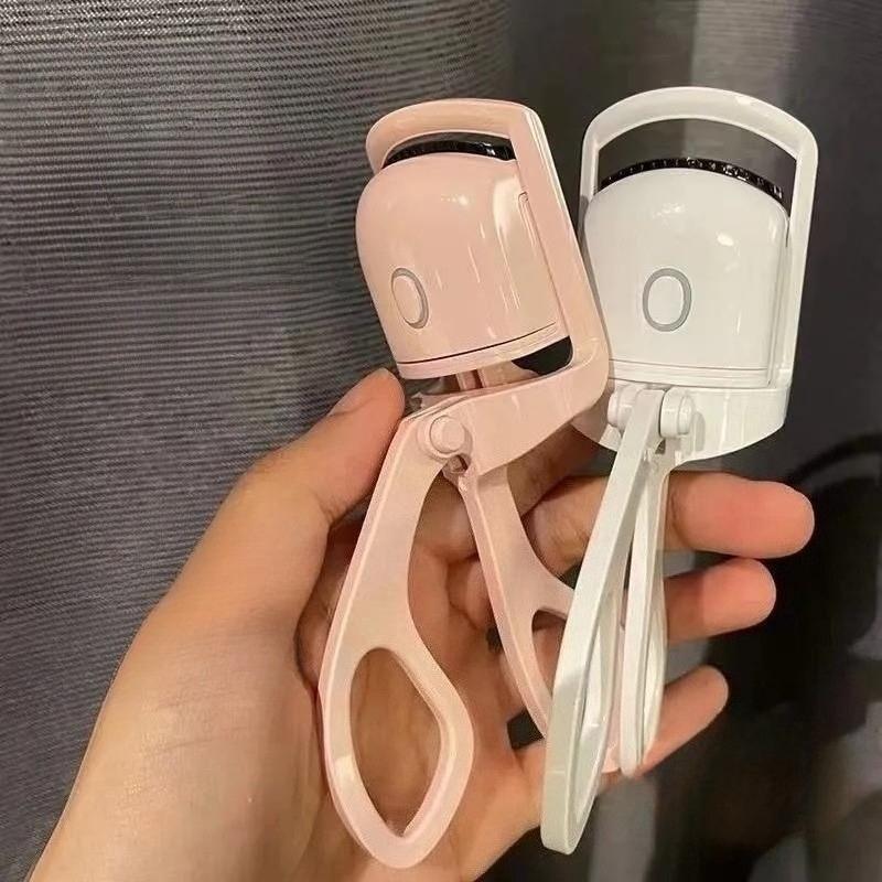 1Pc Electric Eyelash Curler with Heating Function, Long-Lasting Setting, Rechargeable