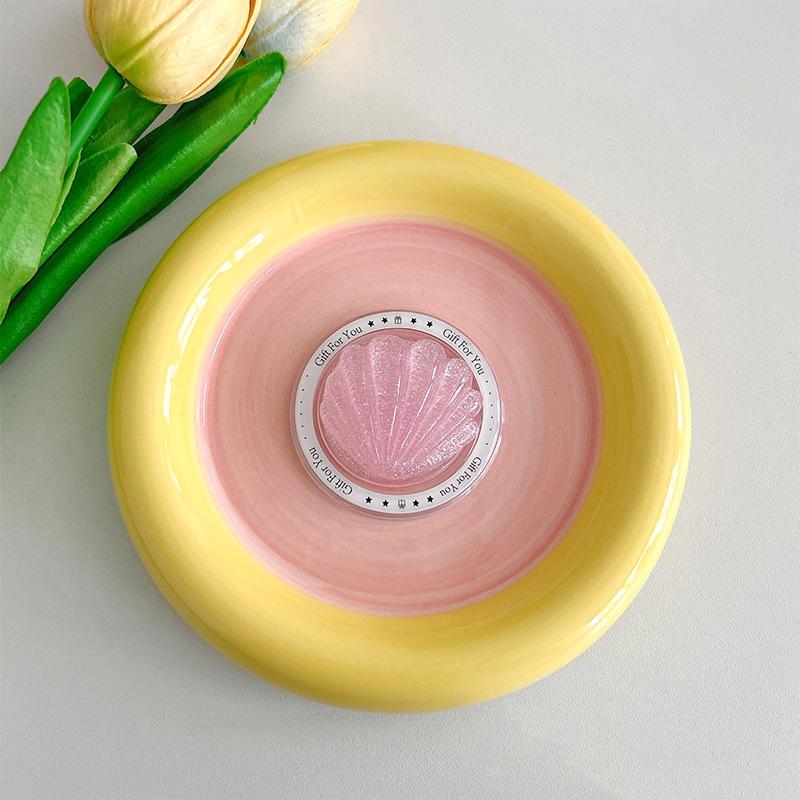 Magnetic Suction Magsafe Starfish Shell Small Fresh Summer Mobile Phone Airbag Bracket Glitter Back Sticker Retractable To Watch Dramas