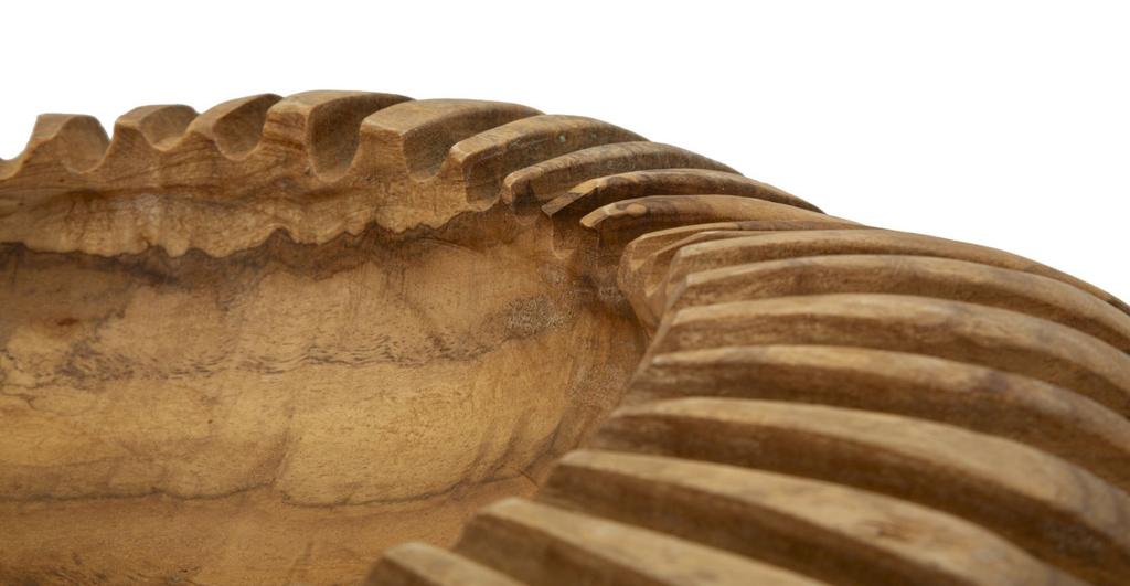 Tablett Geris Teak Cm Ø 35X7